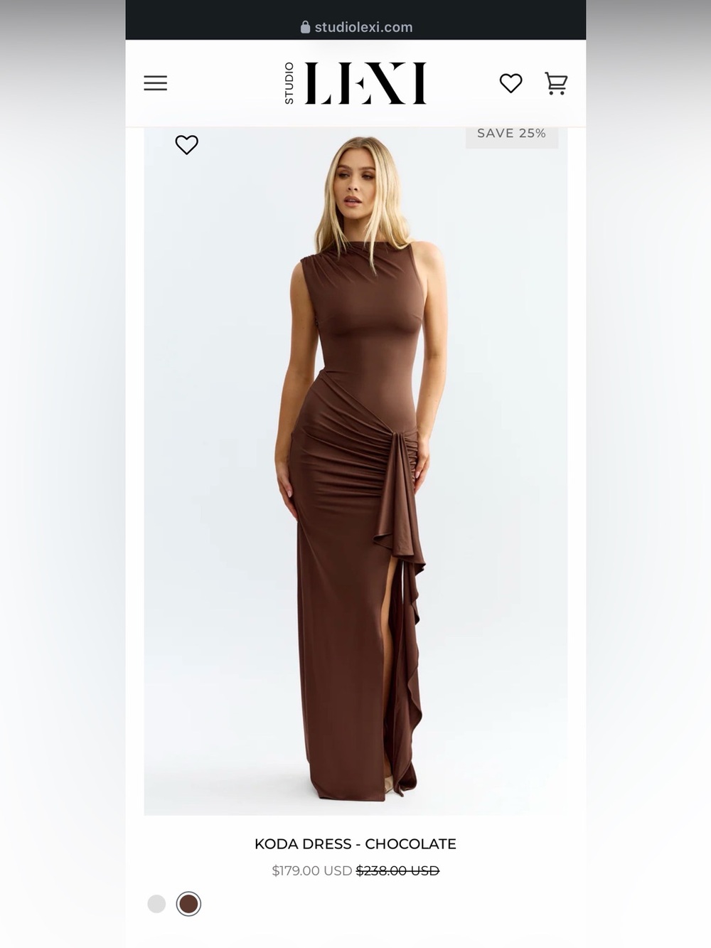 Koda Dress - Chocolate